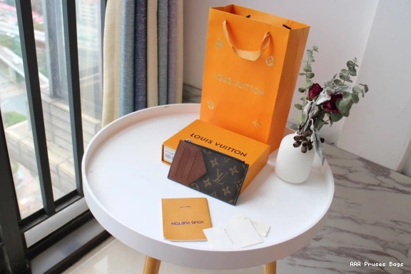 AAA Pruses Bags LOUIS HOLDER COIN VUITTON CARD 0808